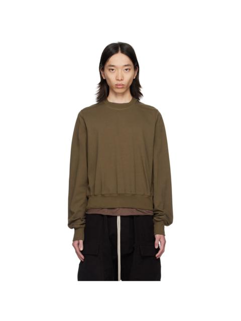 Rick Owens Khaki Porterville Crewneck Sweatshirt