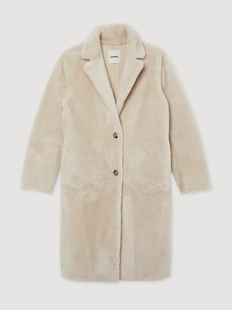 Sandro Mid-length sheepskin coat