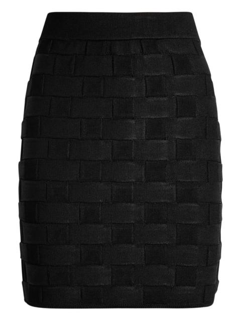 TOVE Ash checked mini skirt