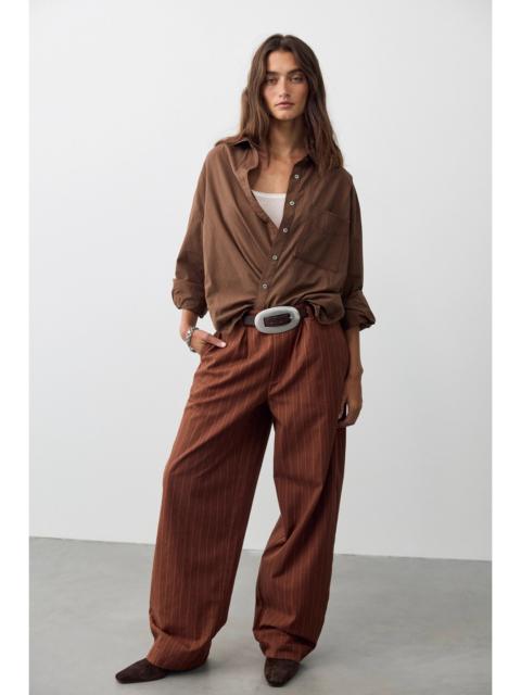 FREE PEOPLE Sketchy Pinstripe Trousers