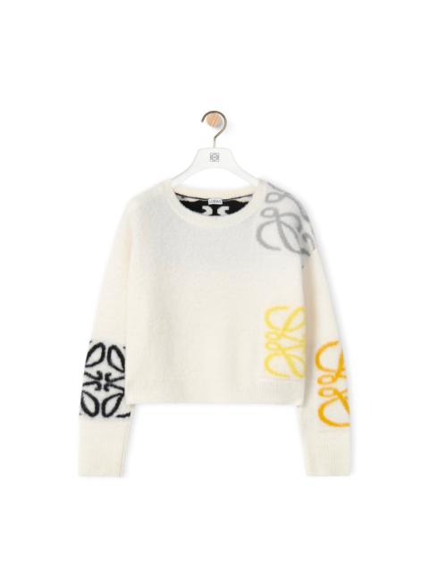 Loewe Anagram intarsia sweater in wool