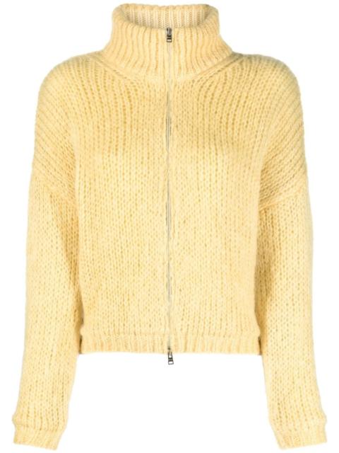 Herno mohair-blend cardigan