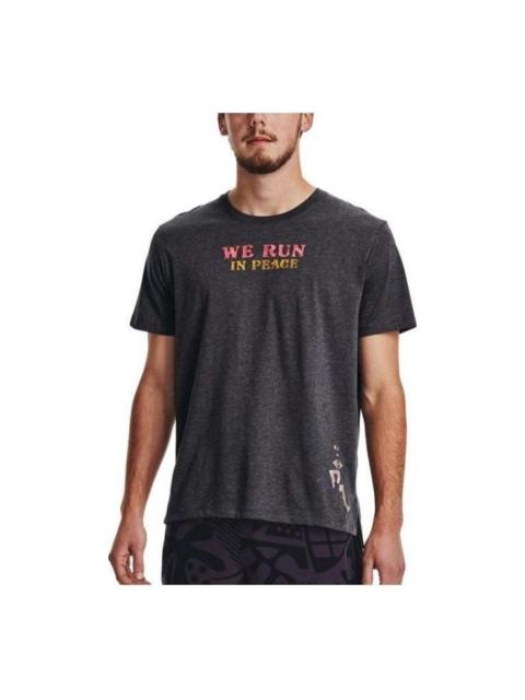 Under Armour Under Armour We Run In Peace T-shirt 'Washed Black' 1376986-001