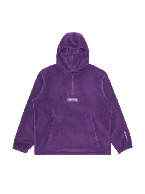 Supreme Polartec Facemask Half Zip Hooded Sweatshirt 'Dark Purple'