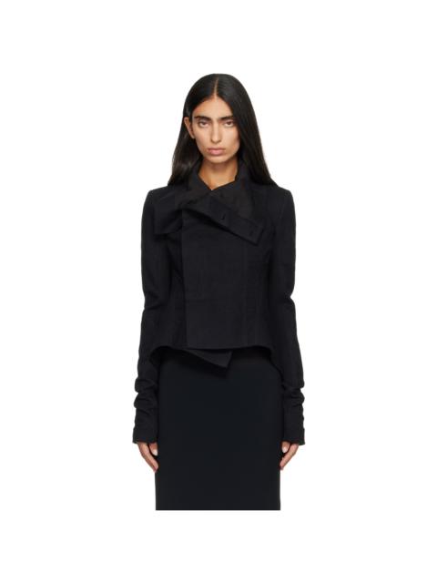 Rick Owens Black Tower Buttoned Naska Jacket
