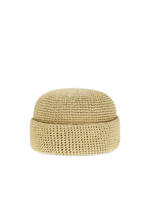 Doroteo crochet-knit beanie hat