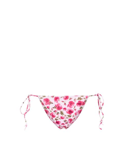 MAGDA BUTRYM rose-print bikini bottoms