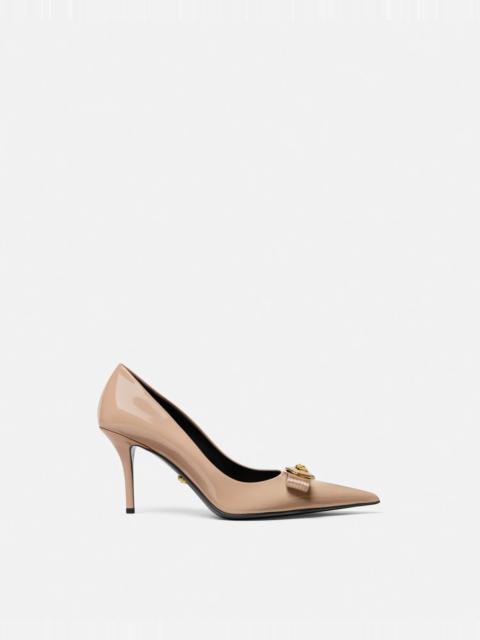VERSACE Gianni Ribbon Patent Pumps 85 mm