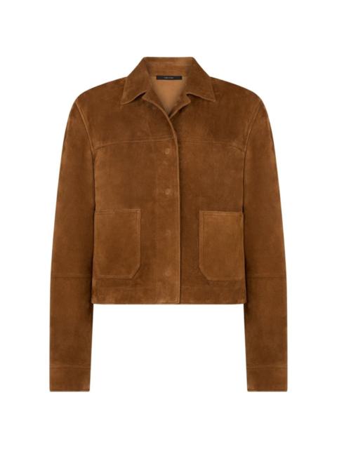 TOM FORD buttoned-up suede jacket