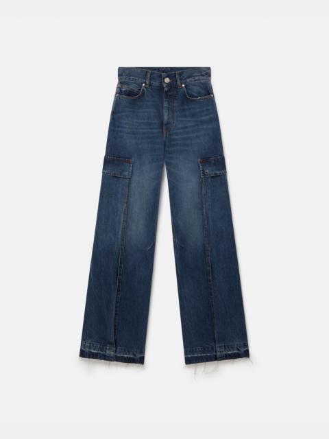 Stella McCartney Vintage Wash Cargo Jeans