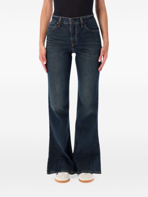 Levi's high-waisted flared jeans