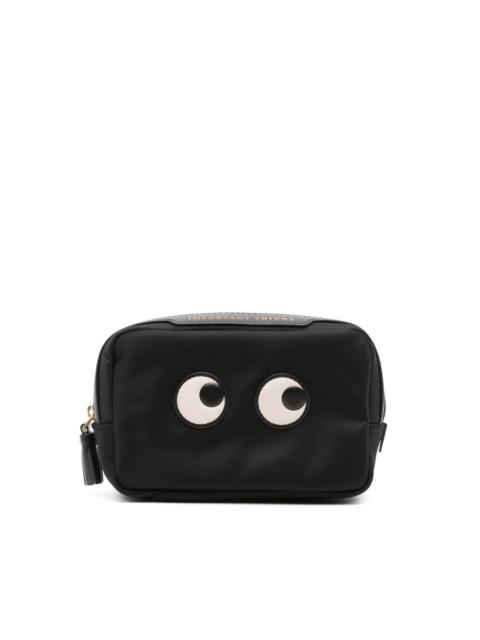 Anya Hindmarch Eyes logo-appliquÃ© make-up bag
