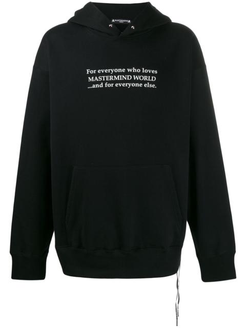 MASTERMIND WORLD graphic print relaxed-fit hoodie