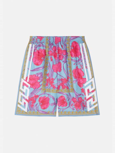VERSACE Acid Bouquet Shorts