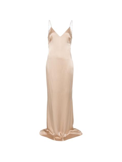 TOM FORD crystal-embellishment maxi dress