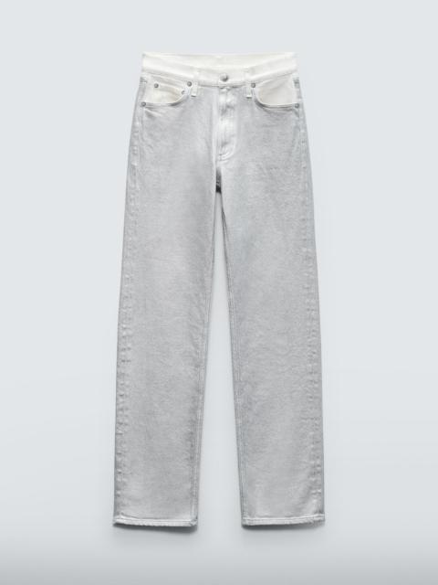 rag & bone Harlow Full Length Straight - Coated Silver
Mid-Rise Vintage Stretch Jean