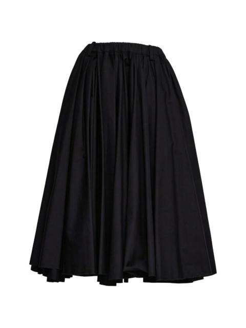 N°21 pleated midi skirt