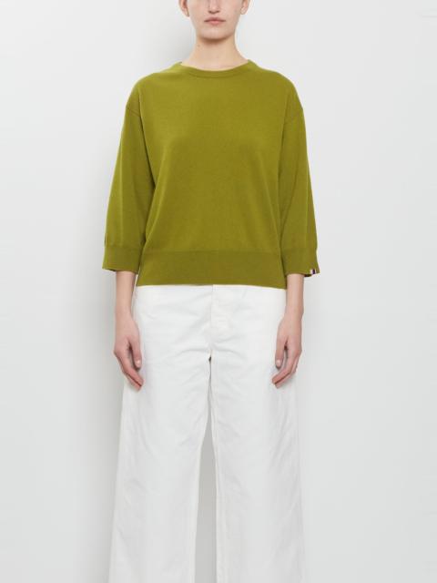 extreme cashmere n°398 Jewel Cashmere Sweater — Grass