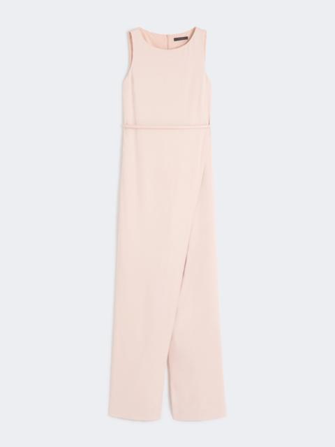 Max Mara BELLO Stretch envers satin jumpsuit - POWDER