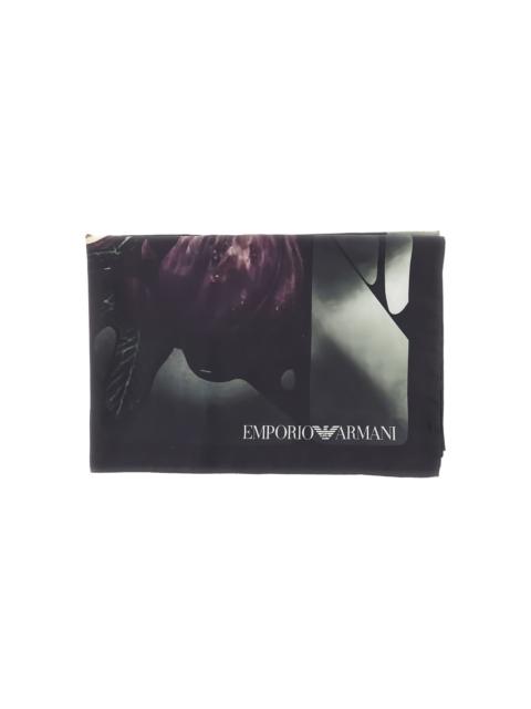 EMPORIO ARMANI printed silk scarf