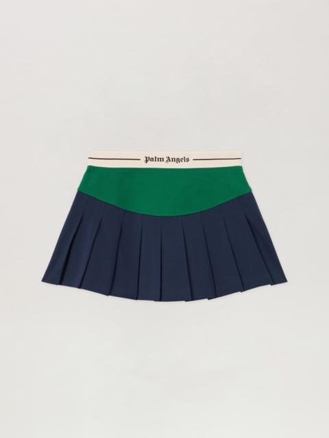 Palm Angels Classic Logo Pleated Skirt
