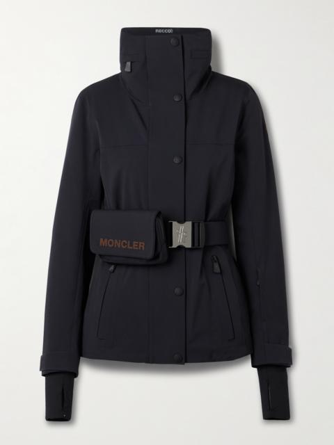 Moncler Grenoble Hainets Belted Stretch-twill Ski Jacket