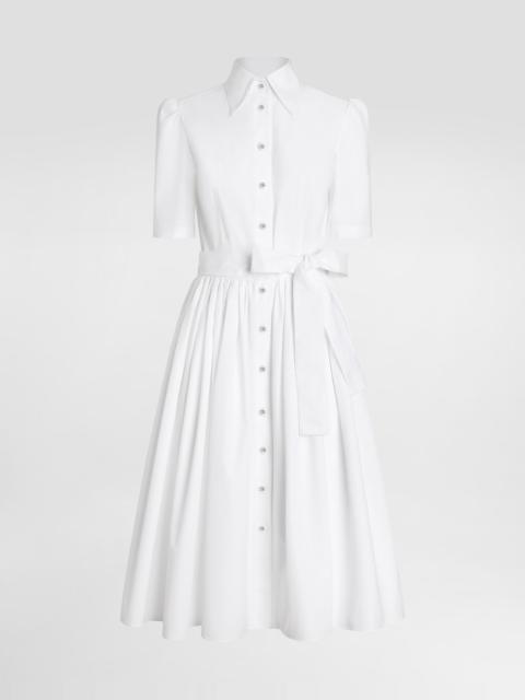 Dolce & Gabbana Cotton calf-length shirt dress