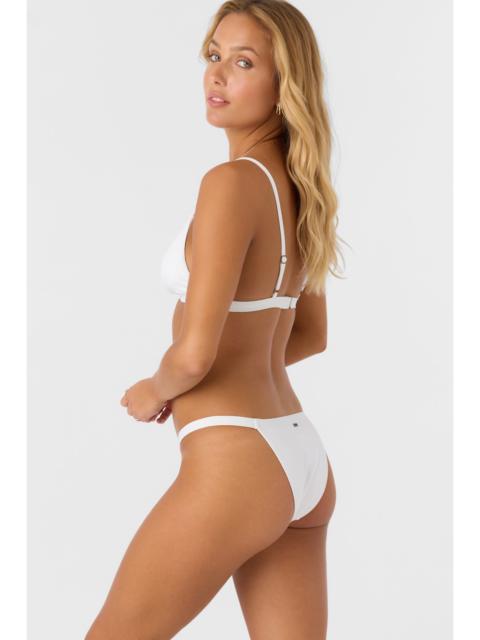 O'Neill Saltwater Solids Rib Queens Cheeky Bottoms