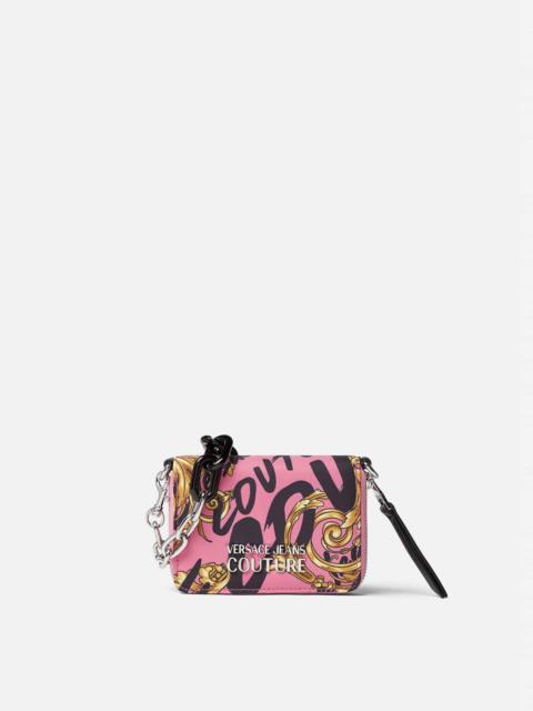 VERSACE JEANS COUTURE Logo Brush Couture Wallet