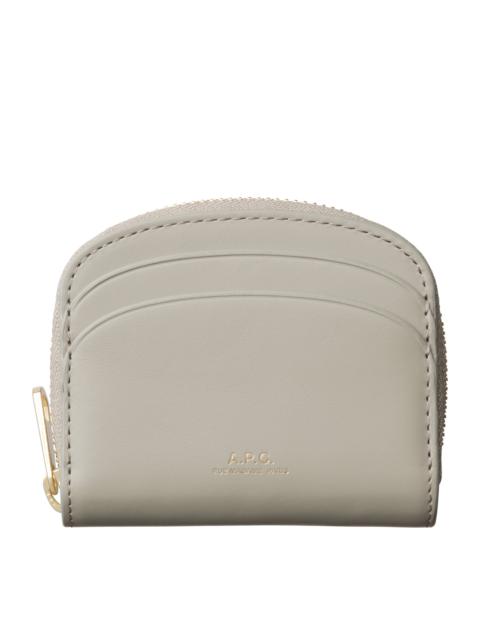 A.P.C. DEMI-LUNE MINI COMPACT WALLET