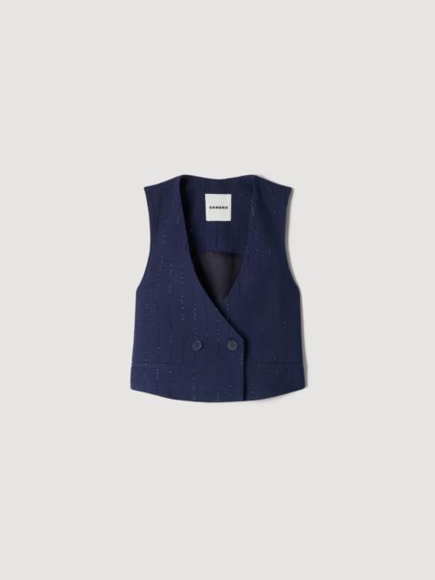 Sandro WAISTCOAT-STYLE TOP