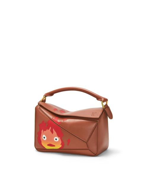 Loewe Calcifer small Puzzle bag in satin calfskin
