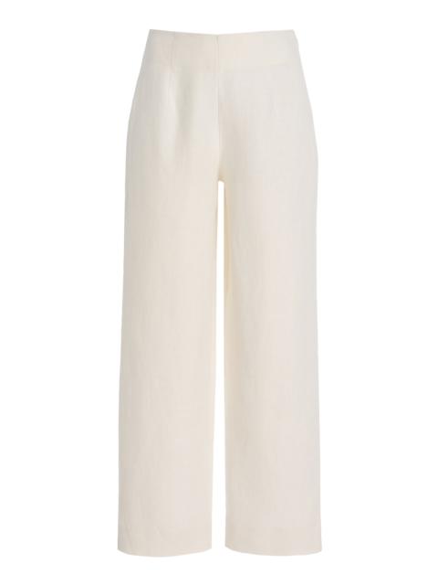 POSSE Noelle Linen Pants white