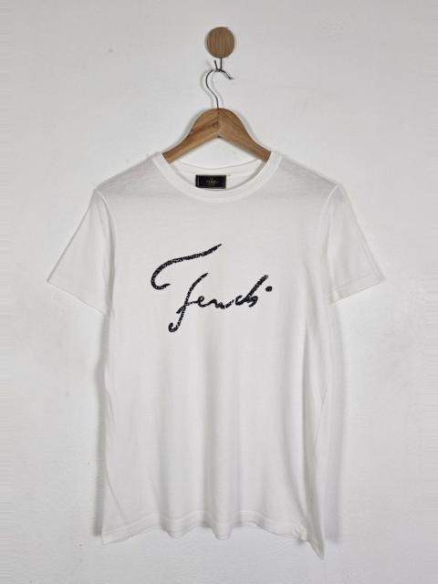 FENDI Vintage Fendi word signature shirt