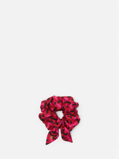 VERSACE La Greca Silk Scrunchie