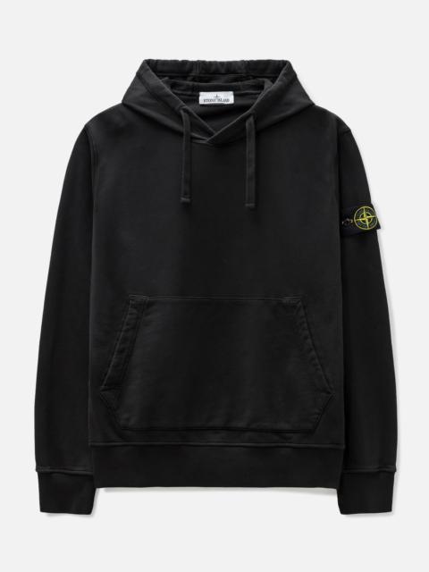 GARMENT-DYED COTTON HOODIE