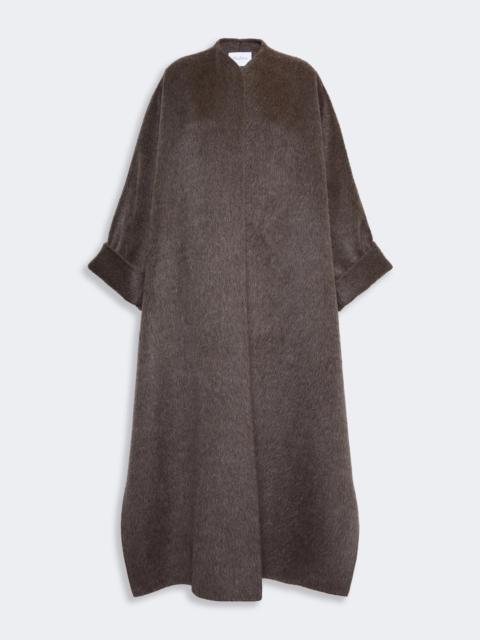 Max Mara FEBO Oversized coat in camel and mohair - MUD