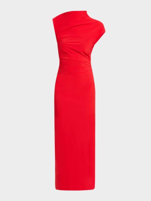 Wynn Hamlyn Rita Asymmetric Maxi Dress