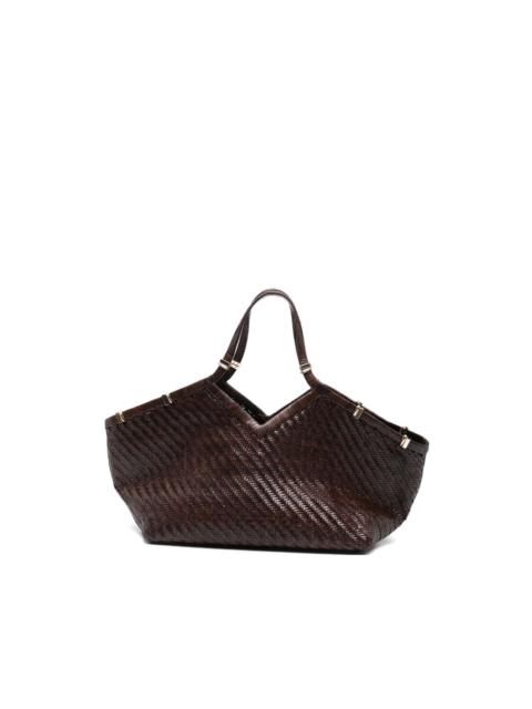 BENEDETTA BRUZZICHES large Usha The Greatest woven-design tote bag