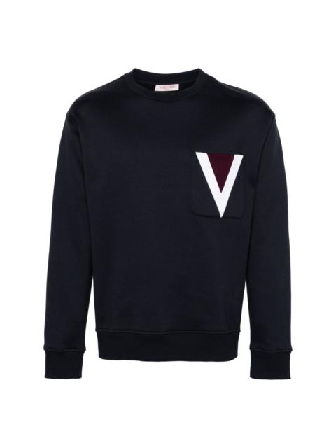 VLogo cotton blend sweatshirt