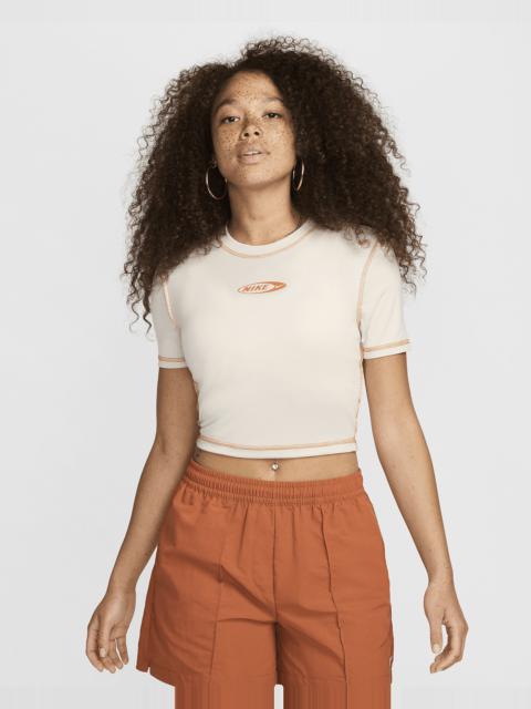 Nike Sportswear Chill Knit Women's Slim Cropped T-Shirt