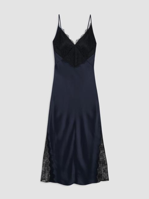 ANINE BING Judy Dress - Navy And Black Lace
