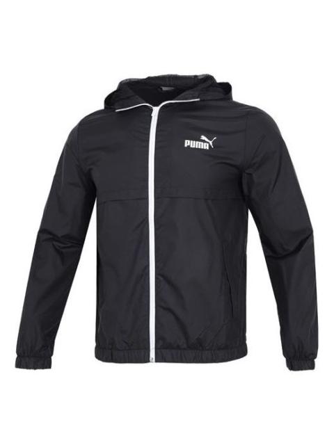 PUMA Puma Ess Solid Windbreaker Logo 'Black' 849462-01