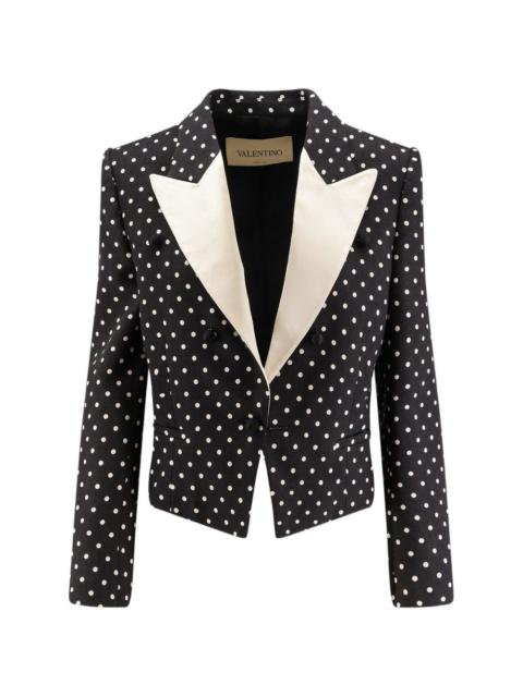 Valentino polka-dot tailored blazer