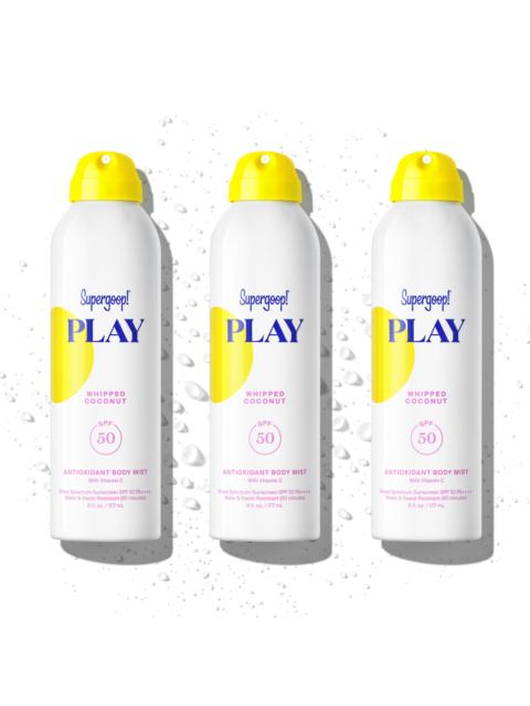 Supergoop PLAY Antioxidant Body Mist SPF 50 with Vitamin C