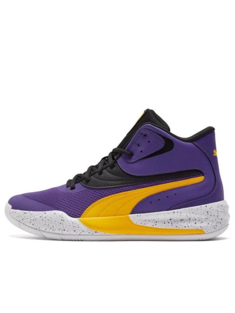 PUMA PUMA Triple Mid Splatter 'Prism Violet Spectra Yellow' 377570