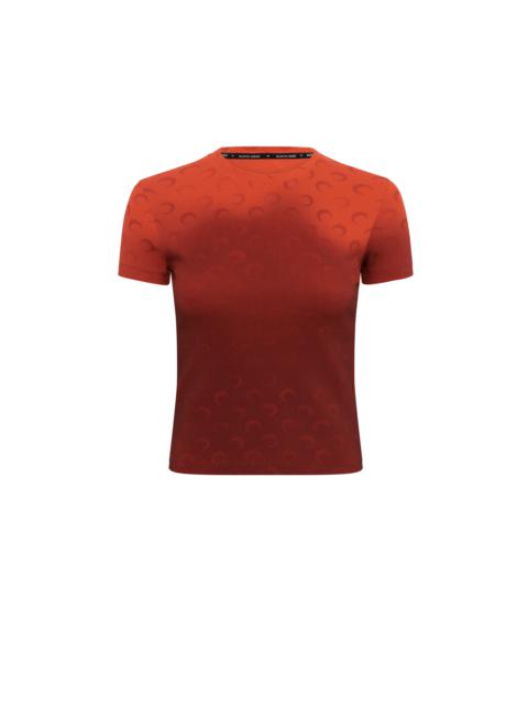 Marine Serre Moon Faded Jersey Baby Fit T-Shirt