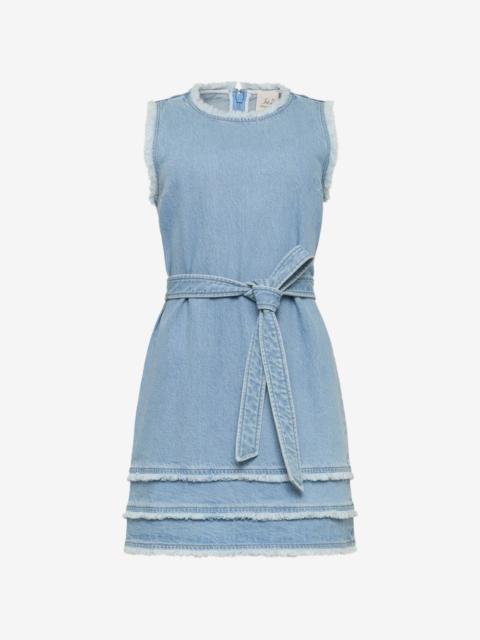 Cinq à Sept Mindie frayed-trim dress