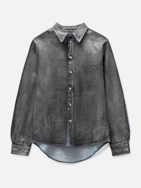 MM6 Maison Margiela BI-COLOR DENIM SHIRT