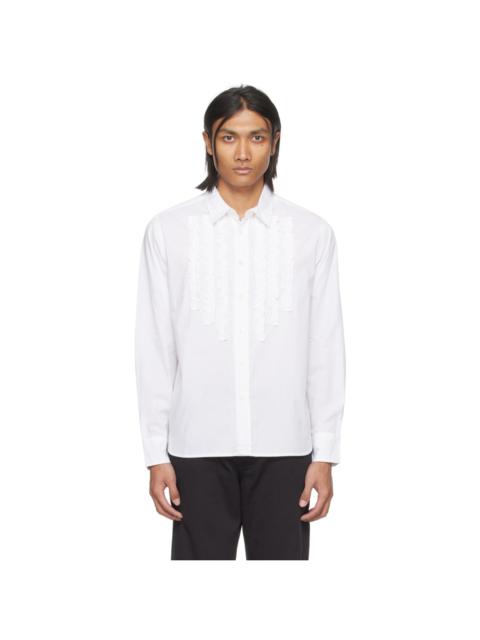 Universal Works White Frill Shirt